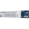 Gembird Silent Key Pro Ασύρματο Σετ Πληκτρολόγιο & Ποντίκι Αγγλικό US Λευκό