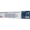 Gembird Slim Pro Ασύρματο Σετ Πληκτρολόγιο & Ποντίκι Αγγλικό US Λευκό