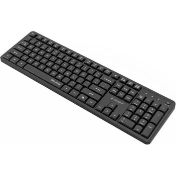 Gembird Silent Key Pro Ασύρματο Σετ Πληκτρολόγιο & Ποντίκι Αγγλικό US