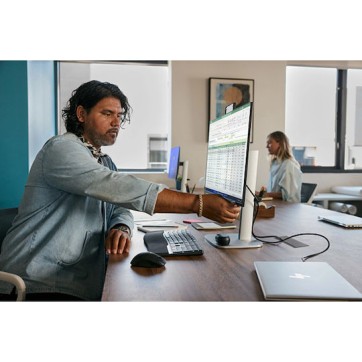 HP Comfort 680 Ασύρματο Bluetooth Σετ Πληκτρολόγιο & Ποντίκι Αγγλικό US Γκρι
