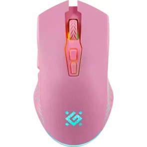 Defender Pandora GM-502 Ασύρματο Gaming Ποντίκι 3200 DPI Ροζ