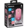 Defender Pandora GM-502 Ασύρματο Gaming Ποντίκι 3200 DPI Ροζ