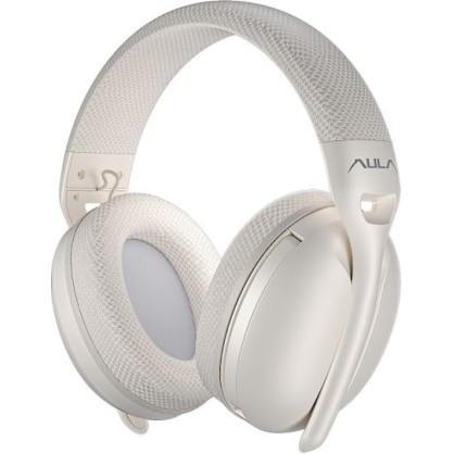 Aula S6 Over Ear Gaming Headset με σύνδεση 2.5mm / 3.5mm / Bluetooth Champagne