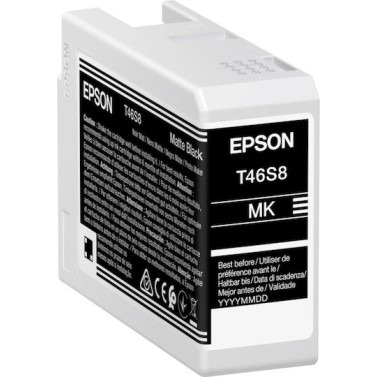 Epson T46S8 UltraChrome Pro10 Γνήσιο Μελάνι Εκτυπωτή InkJet Matte Μαύρο (C13T46S80N)