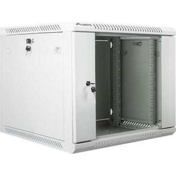 Lanberg Επιτοίχια Καμπίνα Rack 9U 60x60x51.23cm Γκρι WF01-6609-10S
