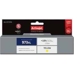 Active Jet Συμβατό Μελάνι Εκτυπωτή InkJet HP 973XL F6T83AE 7500 Σελίδων 105ml Κίτρινο 1τμχ