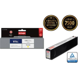 Active Jet Συμβατό Μελάνι Εκτυπωτή InkJet HP 973XL F6T83AE 7500 Σελίδων 105ml Κίτρινο 1τμχ