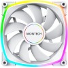 Montech AX120 Case Fan με ARGB Φωτισμό και Σύνδεση 3-Pin / 4-Pin PWM Λευκό