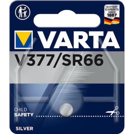 Varta V377 Μπαταρία Silver Oxide Ρολογιών SR66 1.55V 1τμχ