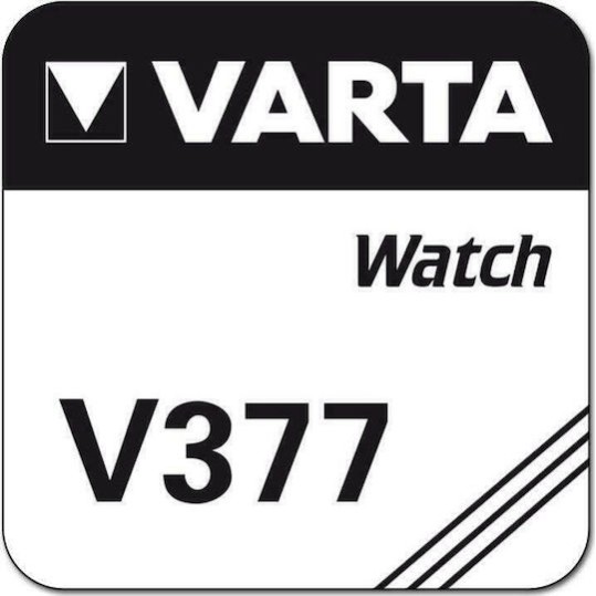 Varta V377 Μπαταρία Silver Oxide Ρολογιών SR66 1.55V 1τμχ