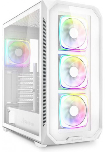 Sharkoon AK5G RGB Gaming Midi Tower Κουτί Υπολογιστή με Πλαϊνό Παράθυρο Λευκό