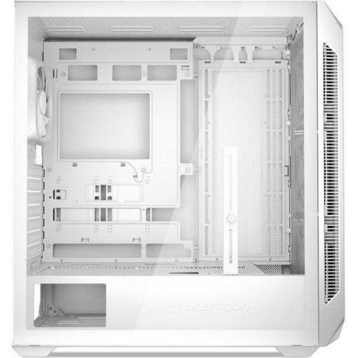 Sharkoon AK5G RGB Gaming Midi Tower Κουτί Υπολογιστή με Πλαϊνό Παράθυρο Λευκό