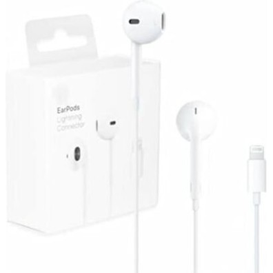 Apple EarPods (2024) Earbuds Handsfree Ακουστικά με Βύσμα Lightning Λευκό
