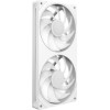 NZXT RF-U24HF-W1 Case Fan 240mm με ARGB Φωτισμό και Σύνδεση 4-Pin PWM / 4-pin NZXT RGB Λευκό