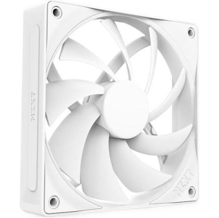 NZXT F120Q Case Fan με Λευκό Φωτισμό και Σύνδεση 4-Pin PWM Λευκό