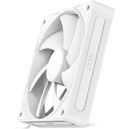 NZXT F120P Case Fan με Λευκό Φωτισμό και Σύνδεση 4-Pin PWM Λευκό