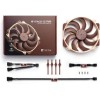 Noctua NF-A14X25R G2 PWM Case Fan 140mm με Σύνδεση 4-Pin Καφέ