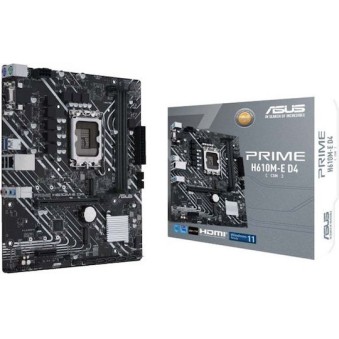 Asus Prime H610M-A D4-CSM Motherboard Micro ATX με Intel 1700 Socket 90MB19P0-M0EAYC