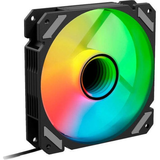 Sharkoon Shark Mirror Case Fan 120mm με ARGB Φωτισμό και Σύνδεση 4-Pin PWM