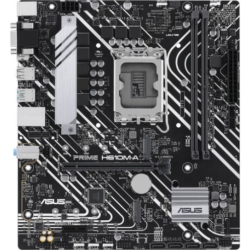 Asus Prime H610M-A-CSM Motherboard Micro ATX με Intel 1700 Socket 90MB1G20-M0EAYC