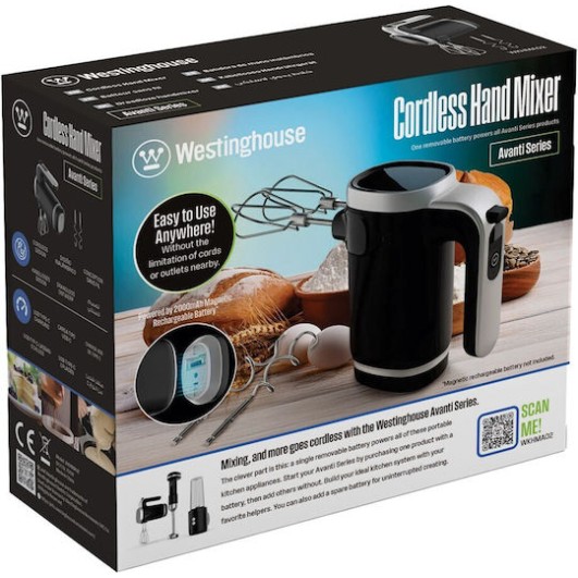 Westinghouse Avanti Μίξερ Χειρός 100W Μαύρο