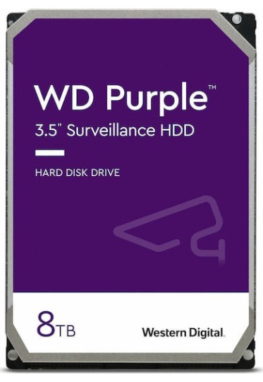 Western Digital Purple 8TB HDD Σκληρός Δίσκος 3.5