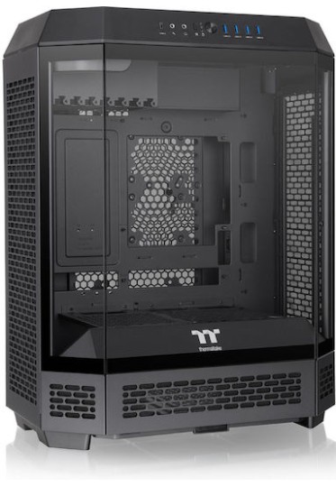 Thermaltake The Tower 600 Gaming Midi Tower Κουτί Υπολογιστή με Πλαϊνό Παράθυρο Μαύρο
