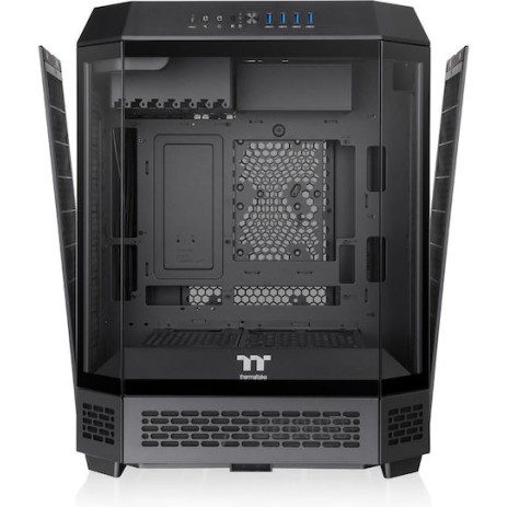 Thermaltake The Tower 600 Gaming Midi Tower Κουτί Υπολογιστή με Πλαϊνό Παράθυρο Μαύρο