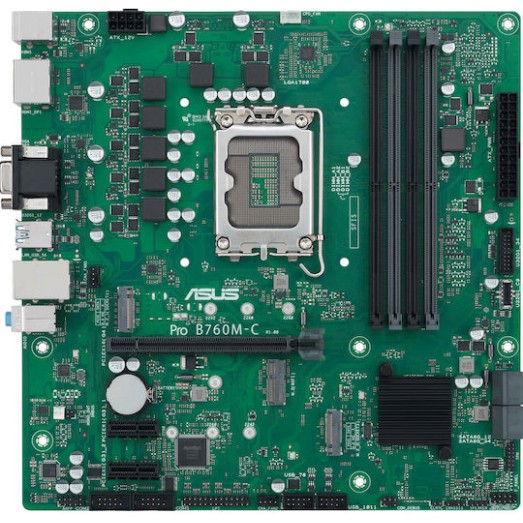 Asus PRO B860M-C-CSM Motherboard Micro ATX με Intel 1851 Socket 90MB1MCP-M0EAYC