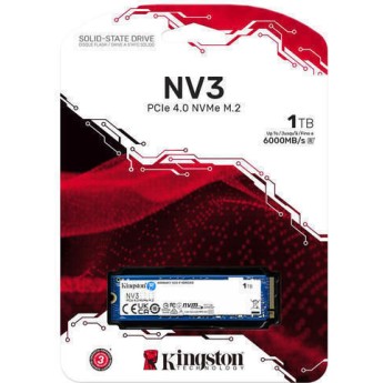 Kingston Nv3 SSD 1TB M.2 NVMe PCI Express 4.0