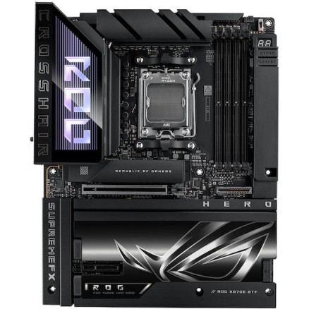 Asus ROG Crosshair X870E Hero BTF Wi-Fi Motherboard ATX με AMD AM5 Socket 90MB1MX0-M0EAY0
