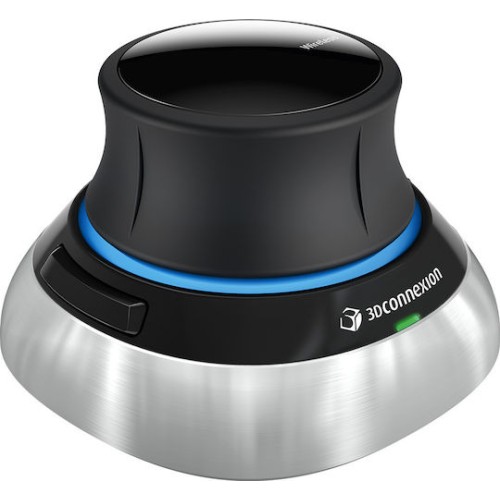 3D Connexion SpaceMouse Ασύρματο Εργονομικό Bluetooth Vertical Ποντίκι Μαύρο