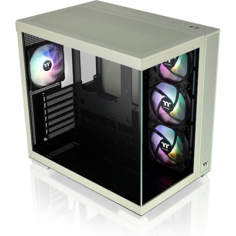 Thermaltake View 380 TG ARGB Gaming Midi Tower Κουτί Υπολογιστή Πράσινο