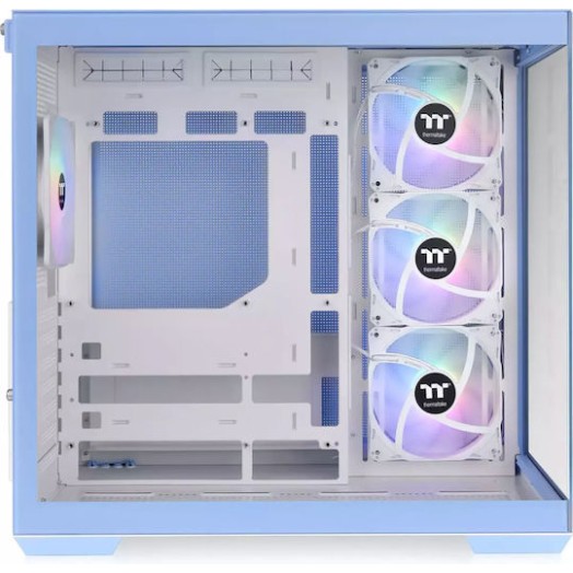 Thermaltake View 380 TG ARGB Gaming Midi Tower Κουτί Υπολογιστή με Πλαϊνό Παράθυρο Hydrangea Blue