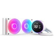 NZXT Kraken Elite 240 (v2) Υδρόψυξη Επεξεργαστή Διπλού Ανεμιστήρα 120mm για Socket AM4/AM5/1700/1200/115x με RGB Φωτισμό Λευκή