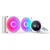 NZXT Kraken Elite 280 (v2) Υδρόψυξη Επεξεργαστή Διπλού Ανεμιστήρα 140mm για Socket AM4/AM5/1700/1200/115x με RGB Φωτισμό Λευκή