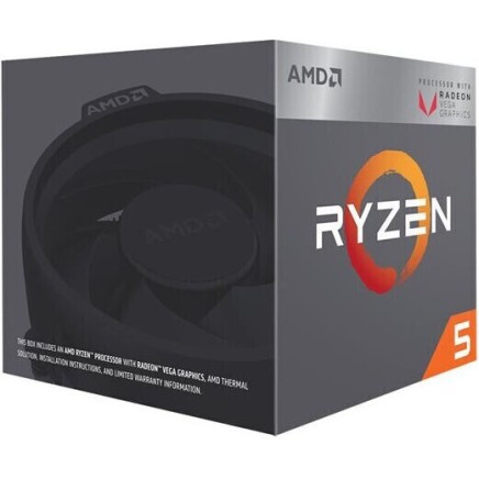 Ryzen 5 3400G 3.7GHz Επεξεργαστής 4 Πυρήνων για Socket AM4 Tray