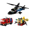 Lego City Helicopter, Fire Engine & Submarine για 7+ Ετών 874τμχ