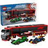 Lego City F1® Truck with RB20 & AMR24 F1® Cars για 8+ Ετών 1086τμχ
