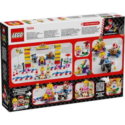 Lego Super Mario Baby Peach & Grand Prix Set για 8+ Ετών 823τμχ