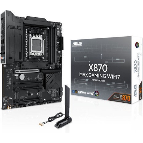 Asus X870 MAX GAMING WIFI7 Motherboard ATX με AMD AM5 Socket 90MB1LY0-M0EAY0