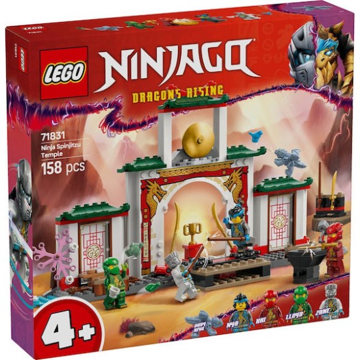 Lego Ninjago Ninja Spinjitzu Temple για 4+ Ετών 158τμχ
