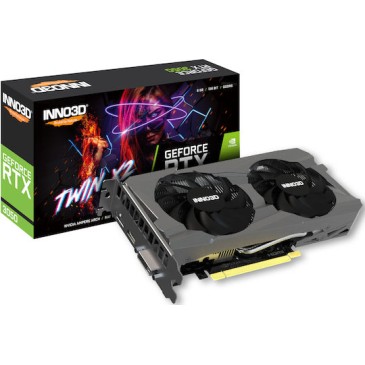 Inno 3D GeForce RTX 3050 8GB GDDR6 Twin X2 Κάρτα Γραφικών