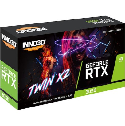 Inno 3D GeForce RTX 3050 8GB GDDR6 Twin X2 Κάρτα Γραφικών