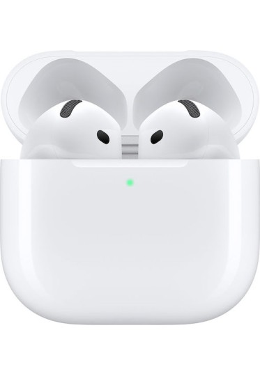 Apple AirPods 4 with Active Noise Cancellation Earbud Bluetooth Handsfree Ακουστικά με Αντοχή στον Ιδρώτα και Θήκη Φόρτισης Λευκά