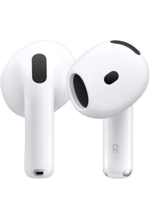 Apple AirPods 4 with Active Noise Cancellation Earbud Bluetooth Handsfree Ακουστικά με Αντοχή στον Ιδρώτα και Θήκη Φόρτισης Λευκά
