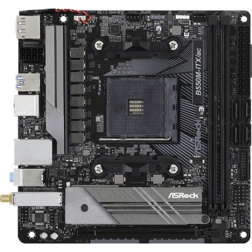 ASRock B550M-ITX/ac Wi-Fi Motherboard Mini ITX με AMD AM4 Socket 90-MXBDH0-A0UAYZ