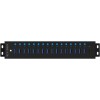 Icy Box USB 3.2 Hub 16 Θυρών με σύνδεση USB-A & Θύρα Φόρτισης και Εξωτερική Παροχή Ρεύματος