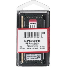 Kingston DDR4 με Module 1x16GB και Ταχύτητα 3200 για Laptop