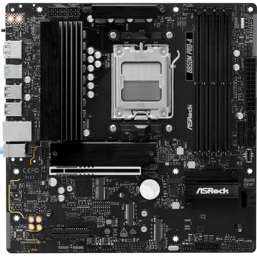ASRock B850M Pro-A Motherboard Micro ATX με AMD AM5 Socket 90-MXBR80-A0UAYZ